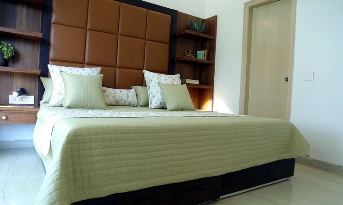 Kishangarh Apartment | Private 3-Bedroom Apartment with Spa in Chandigarh's Heart