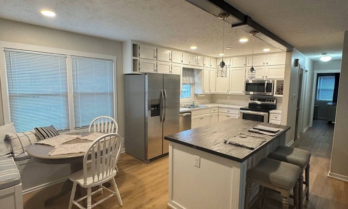 South Central Omaha House | Perfectly Located Ranch Home with Spacious Backyard Oasis