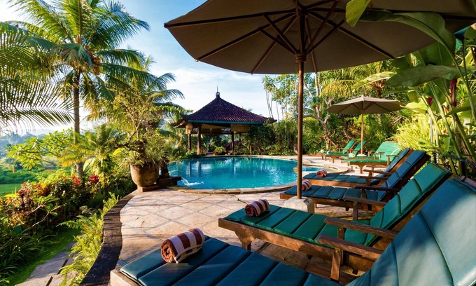 Sidemen Hotel | Relax at Cepik Villa Sidemen with Pool & Ocean Views