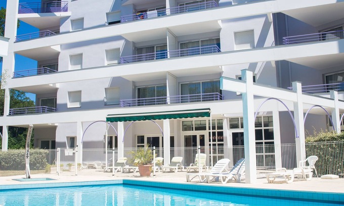 Saint-Paul-les-Dax Apartment | Inviting CERISE Dax - Les Jardins du Lac with Ocean Views