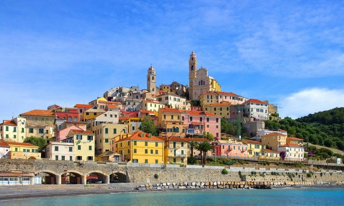 Capo Mimosa-Rollo Apartment | Inviting Cervo 319D with Pool and Ocean View in Italy