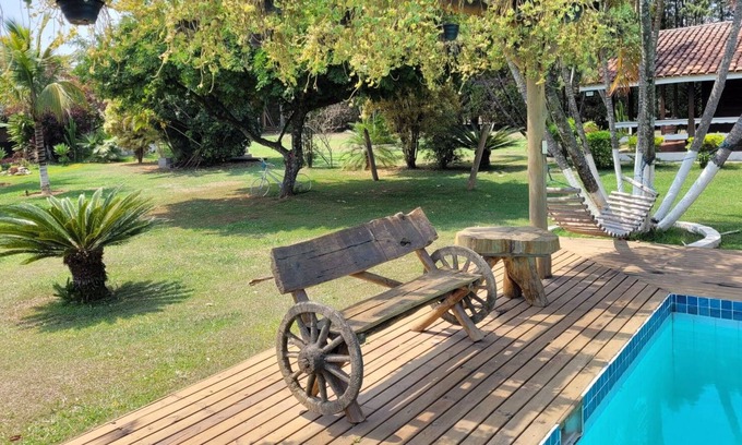 Porto Feliz House | Peaceful Getaway at Chácara Aconchegante in Porto Feliz