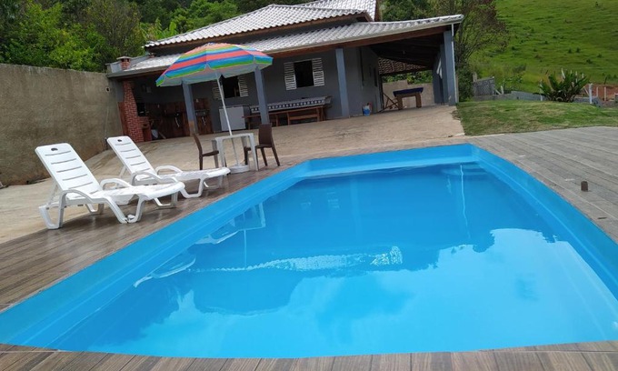Socorro House | Relax at Chácara Solar das Águas II with Oceanfront Views