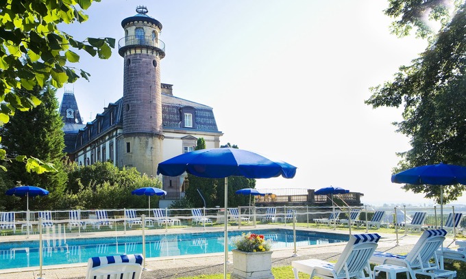 Rouffach Hotel | Elegant Château d'Isenbourg: 5-Star Stay with Spa & Pool