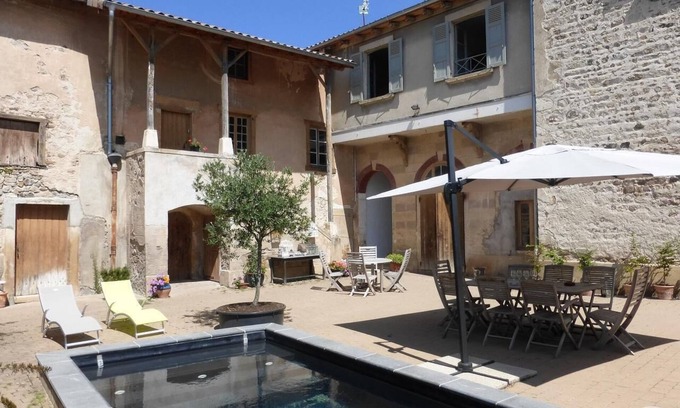 Regnie-Durette House | Elegant Château Durette with Pool & Family-Friendly Amenities