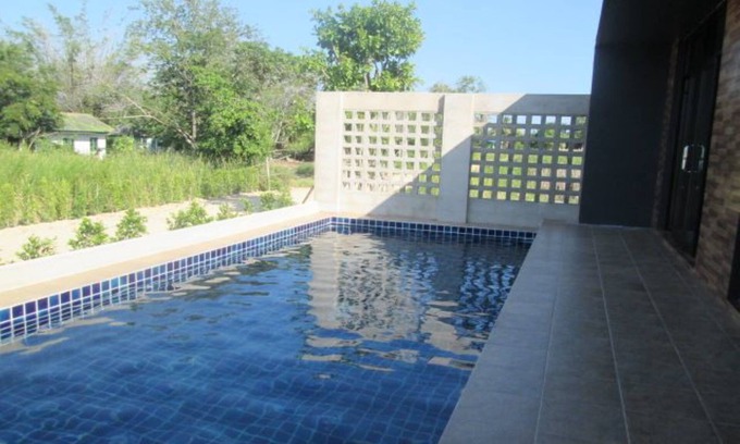Cha-am Villa | Relax at Cha-am Pool Station with Oceanfront Views