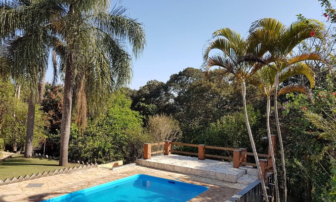 Mairinque House | Gated Community Retreat with Pool & Ocean View Awaits