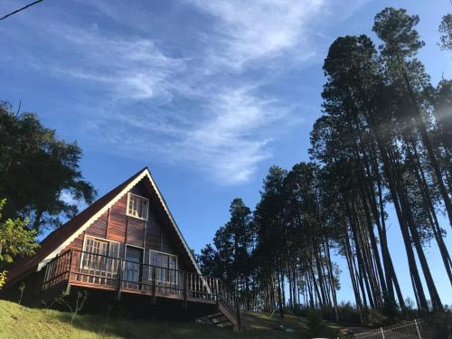 Recanto Araucaria House | Chalé Aconchego na Natureza- rústico, confortável e bem localizado