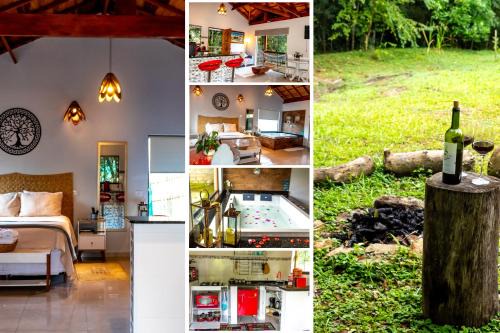 Costas House | Top-Rated Chalé Canto do Galo: Pet Friendly with Hot Tub