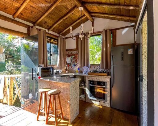 Paraty Ski Chalet | Relax at Chalé dos Açaís with Pool & Oceanfront Views