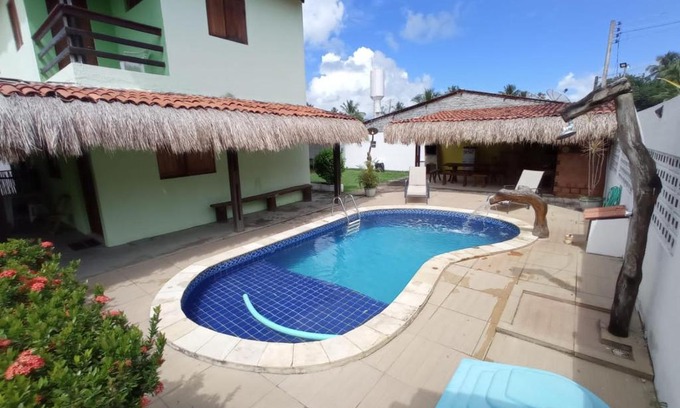 Sao Miguel dos Milagres Cabin | Chalé dos Milagres 01: Guest Rated 9/10 with Pool & Kitchen