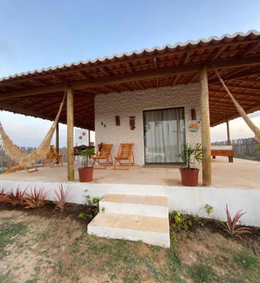 Ponta do Anel House | Cozy Chalé Toca da Coruja with Ocean View at Praia do Macapá