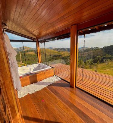 Costas Ski Chalet | Guest Rated 9.8: Chalés Conforto Mineiro with Hot Tub