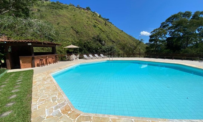 Itaipava Cabin | Relax at Chalés da Montanha with Oceanfront Views & Pool