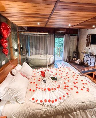 Santo Antonio do Pinhal Apartment | Pet-Friendly CHALÉS LUAR DO PICO - 4-Star Bliss Awaits