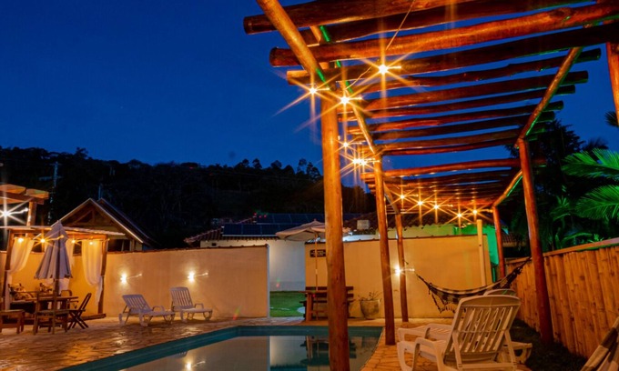 Santo Antonio do Pinhal Hotel | Experience Bliss at Chale Luiz: Spa, Pool & Family Friendly