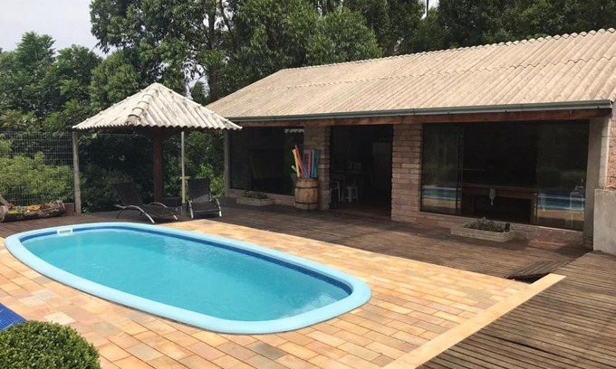 Gramado Ski Chalet | Family-Friendly Chales Gramado with Pool and Kitchen Access