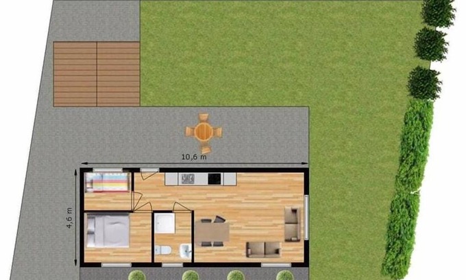 Sint-Annaland Resort | Chalet 130: Cozy Two Bedroom Resort with Spa & Kitchen