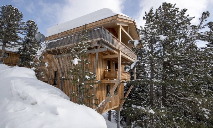 Turracher Hohe Ski Chalet | Relaxing Chalet #49 with IR-Sauna & Whirlpool Retreat