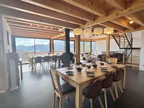 Notre-Dame-de-Bellecombe Ski Chalet | Relaxing Chalet with Spa, Sauna & Family-Friendly Amenities
