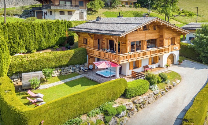 Le Grand-Bornand Ski Chalet | Experience Chalet Alyssum: Alpine Retreat with Hot Tub & Sauna