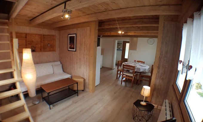 Sallanches Ski Chalet | Cozy Chalet with Terrace and Spectacular Mont-Blanc Views