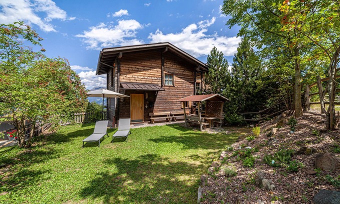 Marlengo Ski Chalet | Discover 'Bergchalet Refugium Martius' with Mountain View & Spa