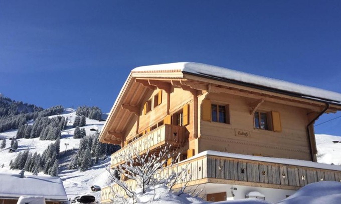 Adelboden Apartment | Cozy Chalet Butterfly: Pet and Child Friendly Retreat