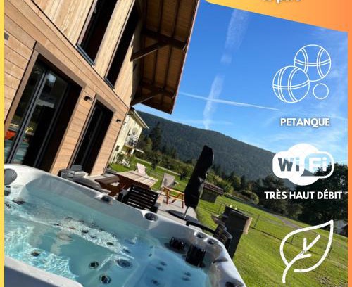 Xonrupt-Longemer Ski Chalet | Chalet COCOTTE: Relaxing Retreat with Spa & Ocean Views