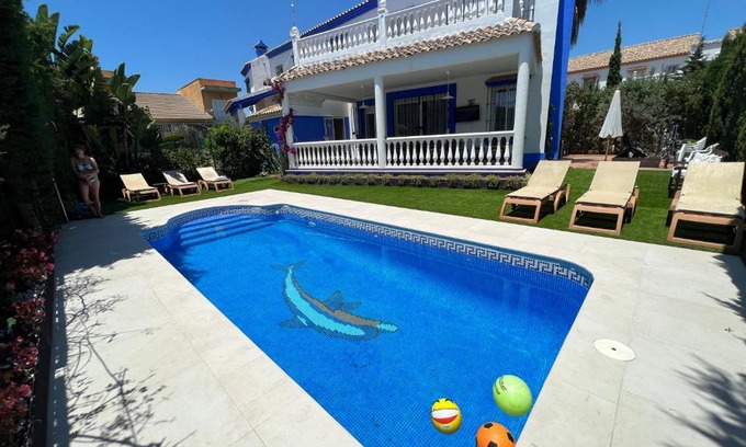 Ayamonte House | Chalet with Private Pool, BBQ Area and Oceanfront Views