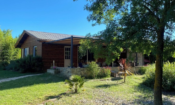 Saint-Paul-les-Fonts Ski Chalet | Pet-Friendly Chalet du Moulin des Fontaines by Pont du Gard