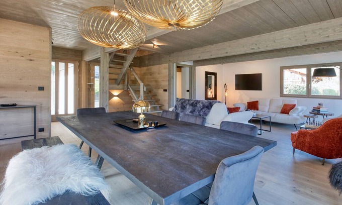 Saint-Gervais-les-Bains Ski Chalet | Chalet 10 pers, Saint-Gervais-les-Bains, parking, wifi