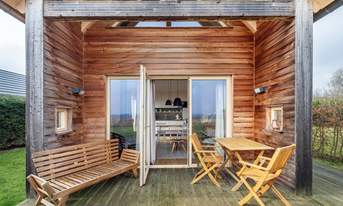 Mulverstedt Ski Chalet | Cozy Chalet "Hainichhöfe" with Private Sauna & Ocean Views