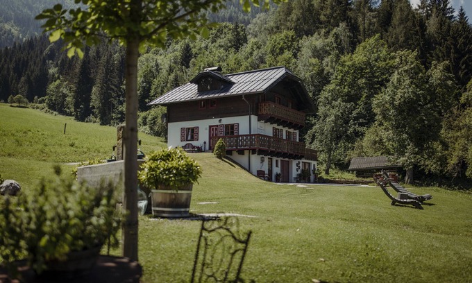Sankt Veit im Pongau Ski Chalet | Chalet 'Hinterweiding Gut' with Mountain View, Garden & Wi-Fi