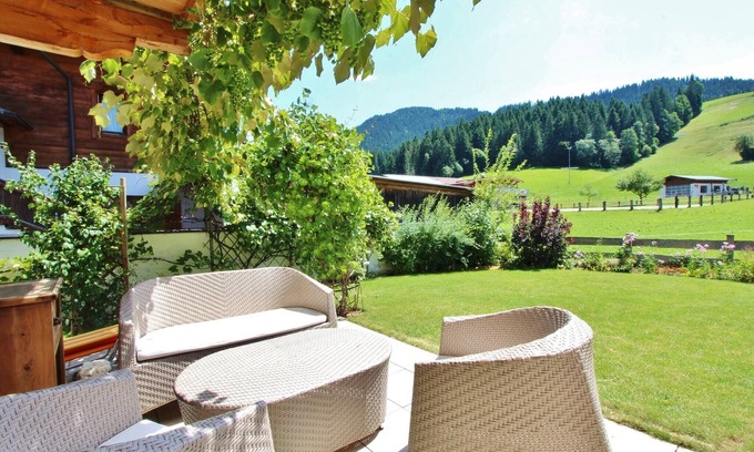 Ellmau Ski Chalet | Ideal Chalet Steps from the Ski Lift with Family Amenities
