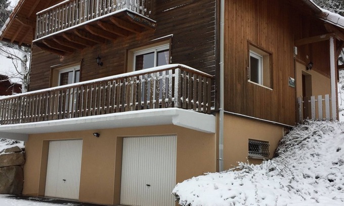 Plainfaing Ski Chalet | Scenic Chalet in Ballon des Vosges with Breathtaking Views