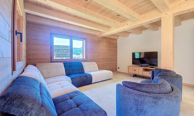 Le Grand-Bornand Ski Chalet | Chalet Le Pré Rosset 15 personnes accès navette