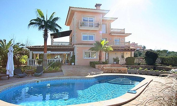 Sa Torre Villa | Chalet Libertat: Scenic Villa with Pool & Ocean Views