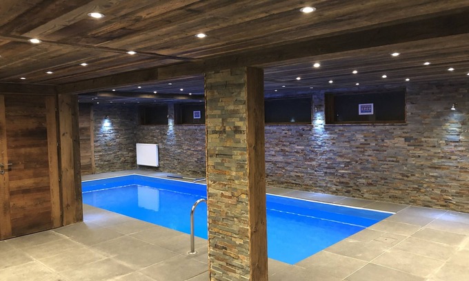 Crest-Voland Ski Chalet | Experience Luxury at Chalet on the Slopes with Spa & Pool