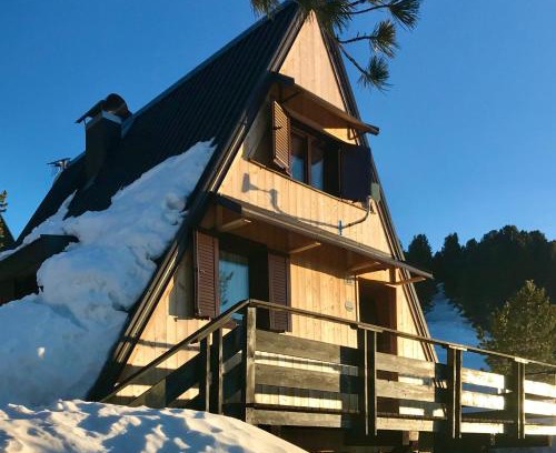Tesero Ski Chalet | Cozy Chalet Paoletta with Hot Tub at Alpe Cermis