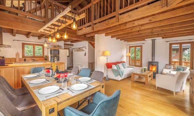 Riddes Ski Chalet | Discover Chalet Papin: Relax by the Pool and Spa
