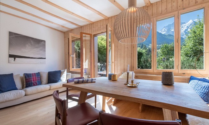 Wengen Apartment | Chalet Sonneck - stylish apartment with garden