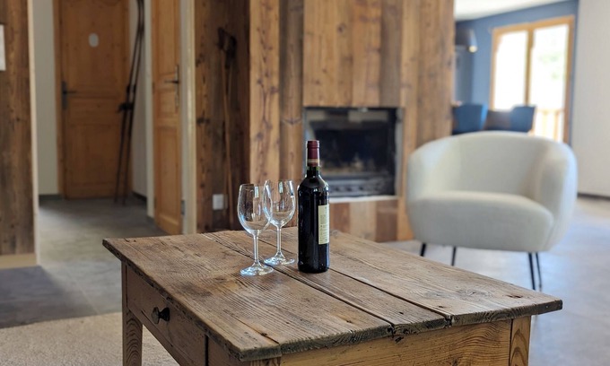 Saint-Chaffrey Ski Chalet | Experience Chalet STELLA: Eco-Friendly Retreat with Spa