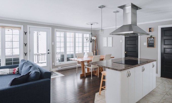 Saint-Brigitte-de-Laval Ski Chalet | Serene Chalet by the Lake with Mountain Views and Hot Tub