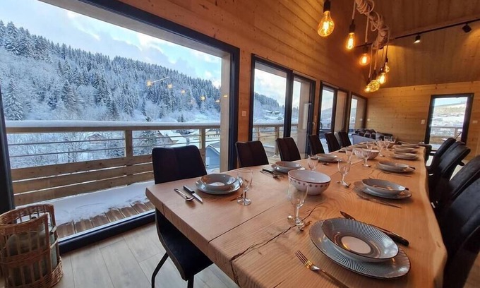 Gerardmer Ski Chalet | Chalet Victorine: Breathtaking Views & Relaxing Spa Retreat