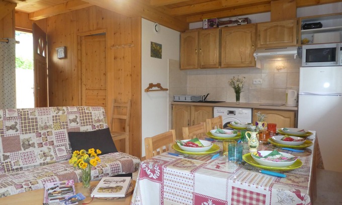 Sallanches Ski Chalet | Cozy Chalet with Pool and Breathtaking Mont-Blanc Views