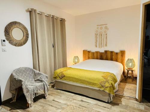 Faverolles Bed & Breakfast | Chambre Bohème avec piscine chauffée et Wi-Fi gratuit - FR-1-591-704