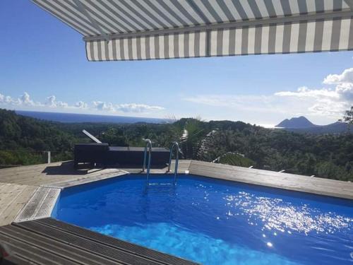 Riviere-Salee Bed & Breakfast | Inviting Room with Private Pool & Caribbean Sea Views