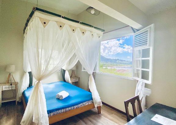 Le Morne-Rouge House | Scenic chambre Ylang Ylang with Mont Pelée Views & Kitchen
