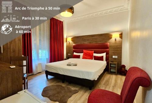 Epinay-sur-Seine Apartment | Chambre style hôtelière dans logement partagé, L'Executive Paris & Stade de France